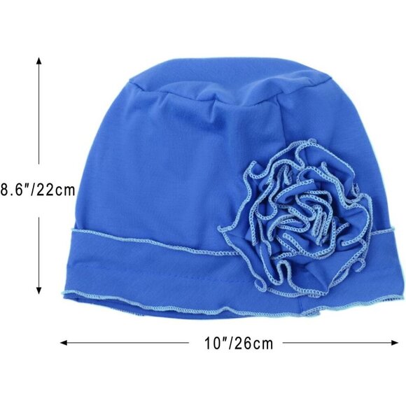 Cotton Beanie Turban Headwear for Women Elastic Chemo Cancer Hair Cover